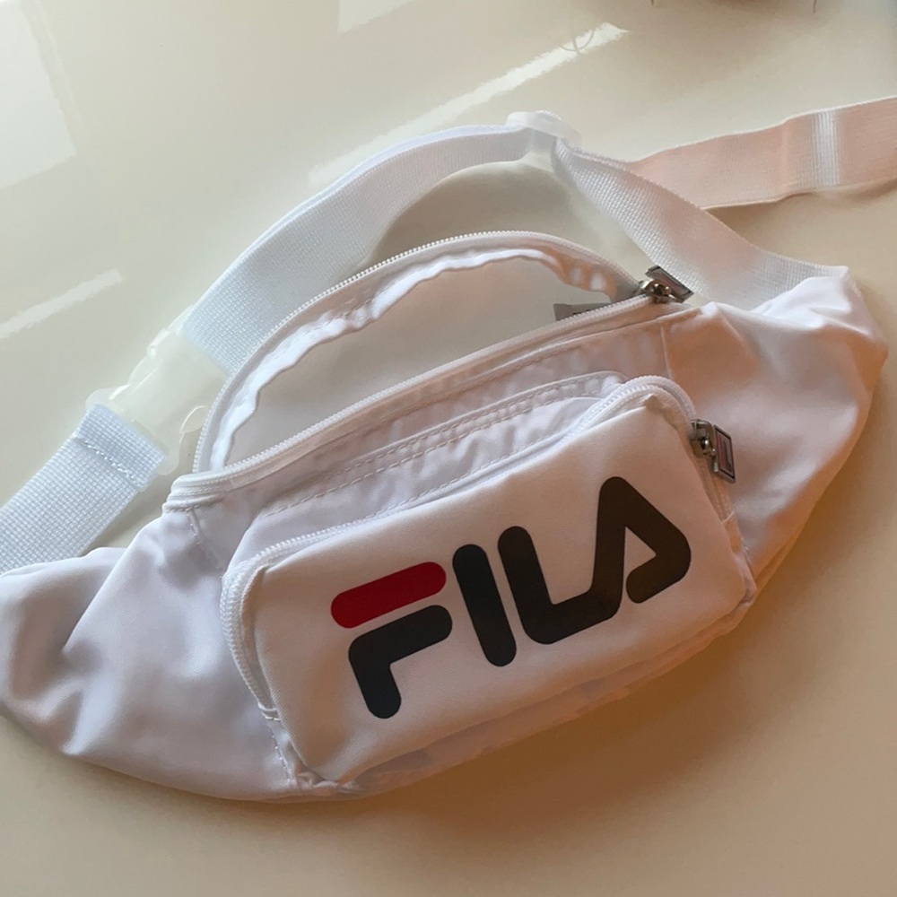 Fila White Fanny pack